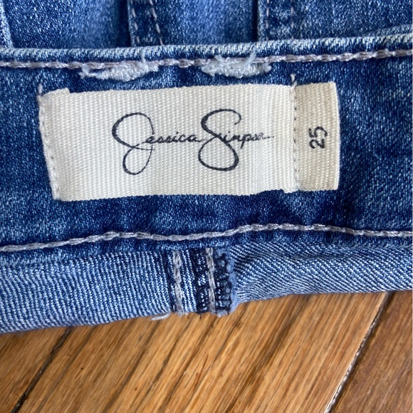 Jessica Simpson Forever Rolled Cuff Denim Shorts - Picture 3 of 5